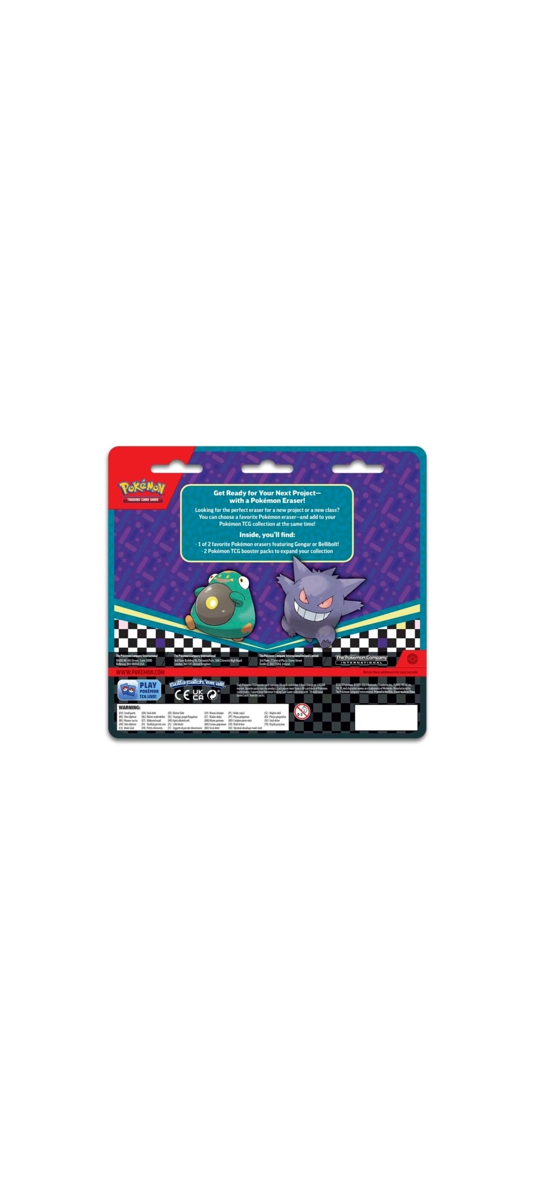 Pokémon TCG - Scarlet & Violet - 2 Pack Blister - Bellibolt Eraser 2024 - 3