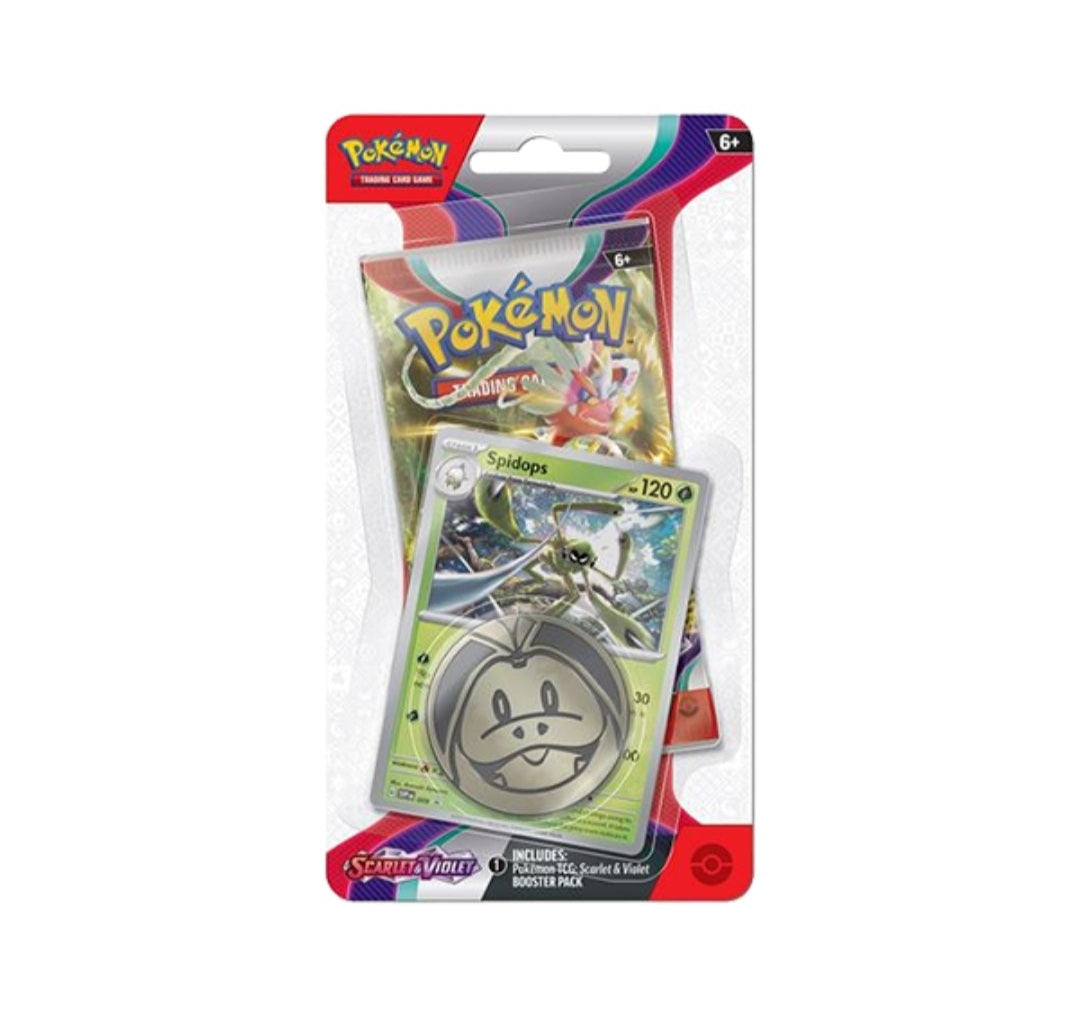 Pokémon TCG - Scarlet & Violet - Base Set - Checklane Blister - Spidops 2023