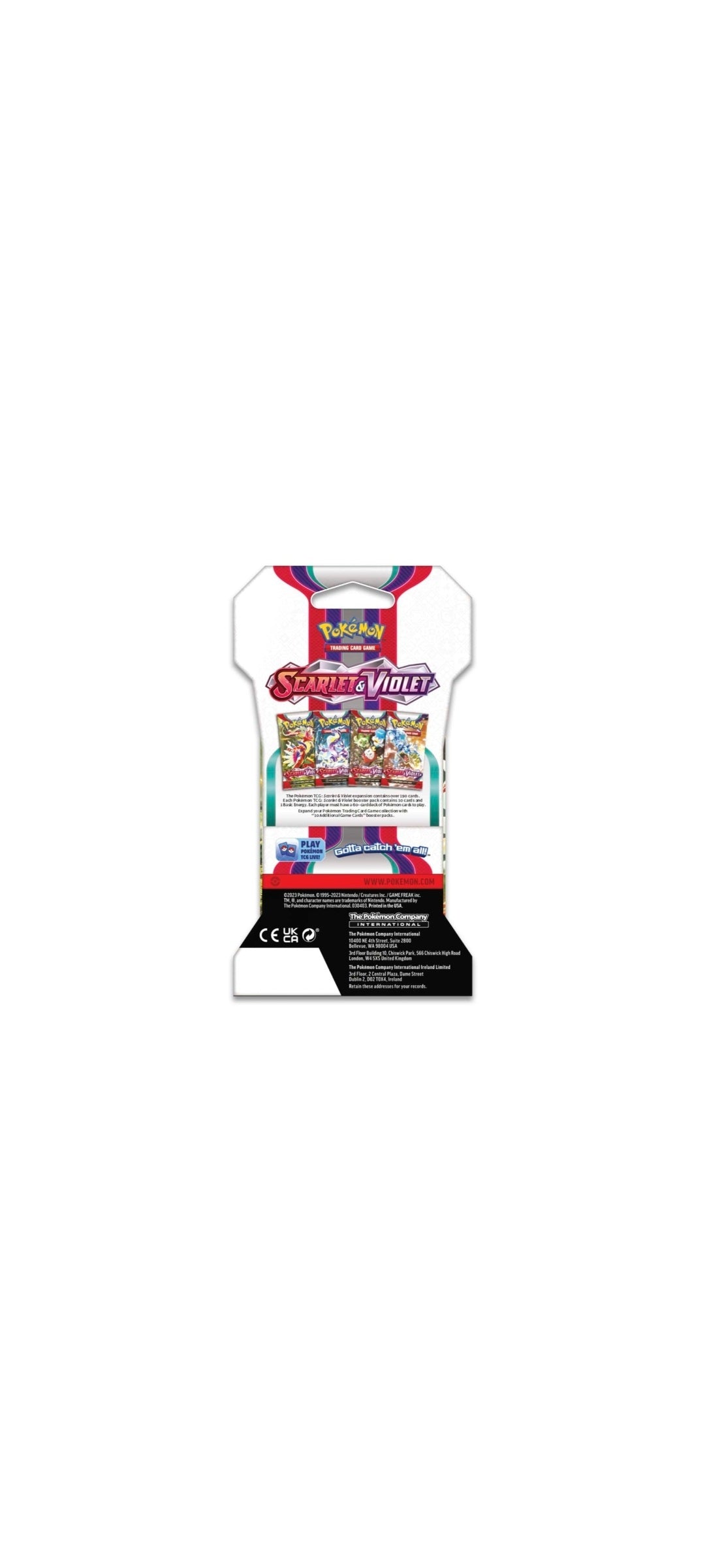 Pokémon TCG - Scarlet & Violet - Base Set - Sleeved Booster Pack 2023 - 6