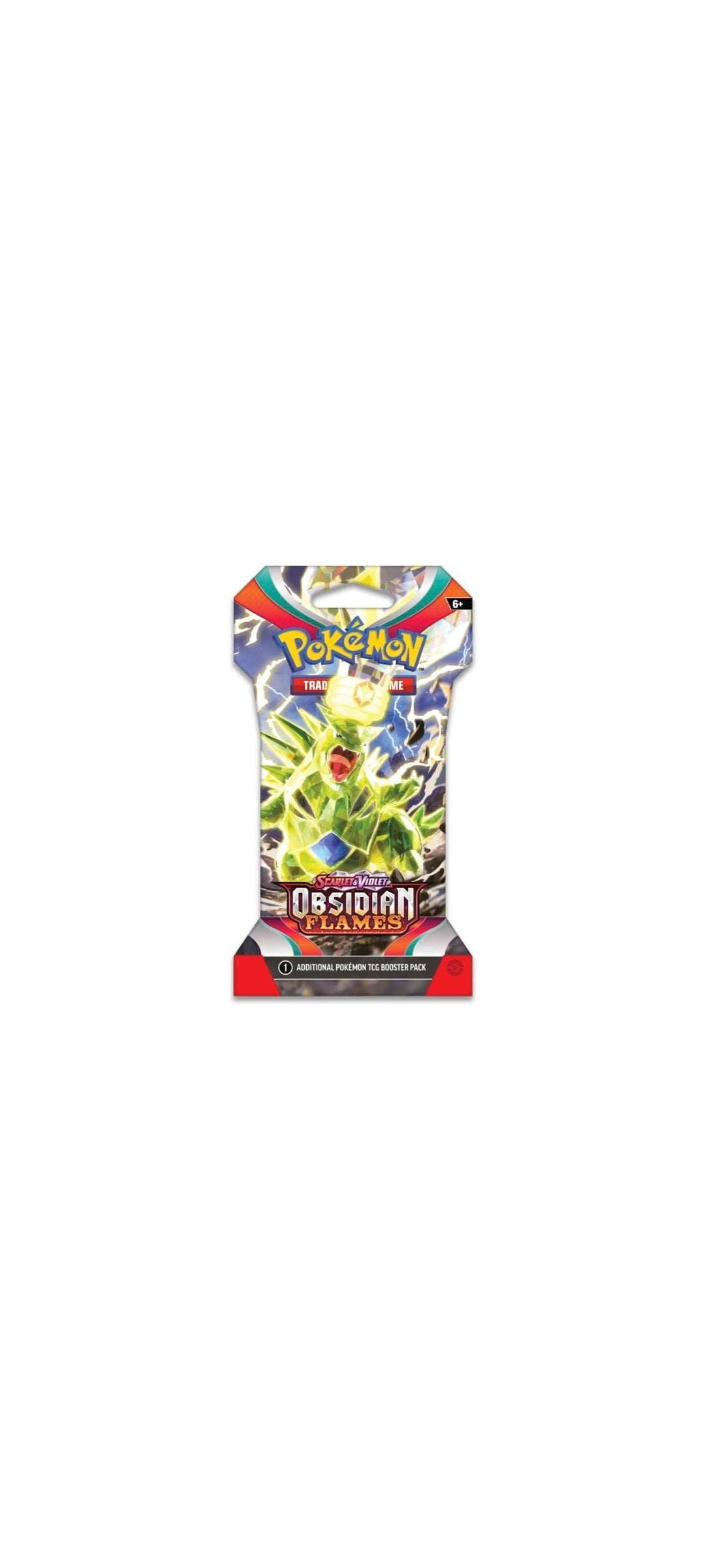 Pokémon TCG - Scarlet & Violet Obsidian Flames - Sleeved Booster Pack 2023 - 3