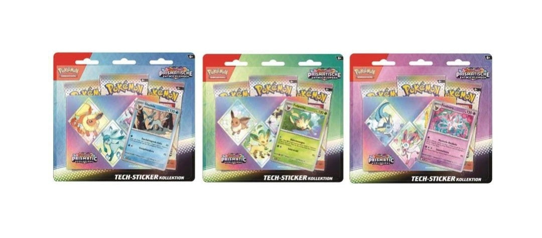 Pokémon TCG - Prismatische Entwicklungen - Tech-Sticker-Kollektion 2025