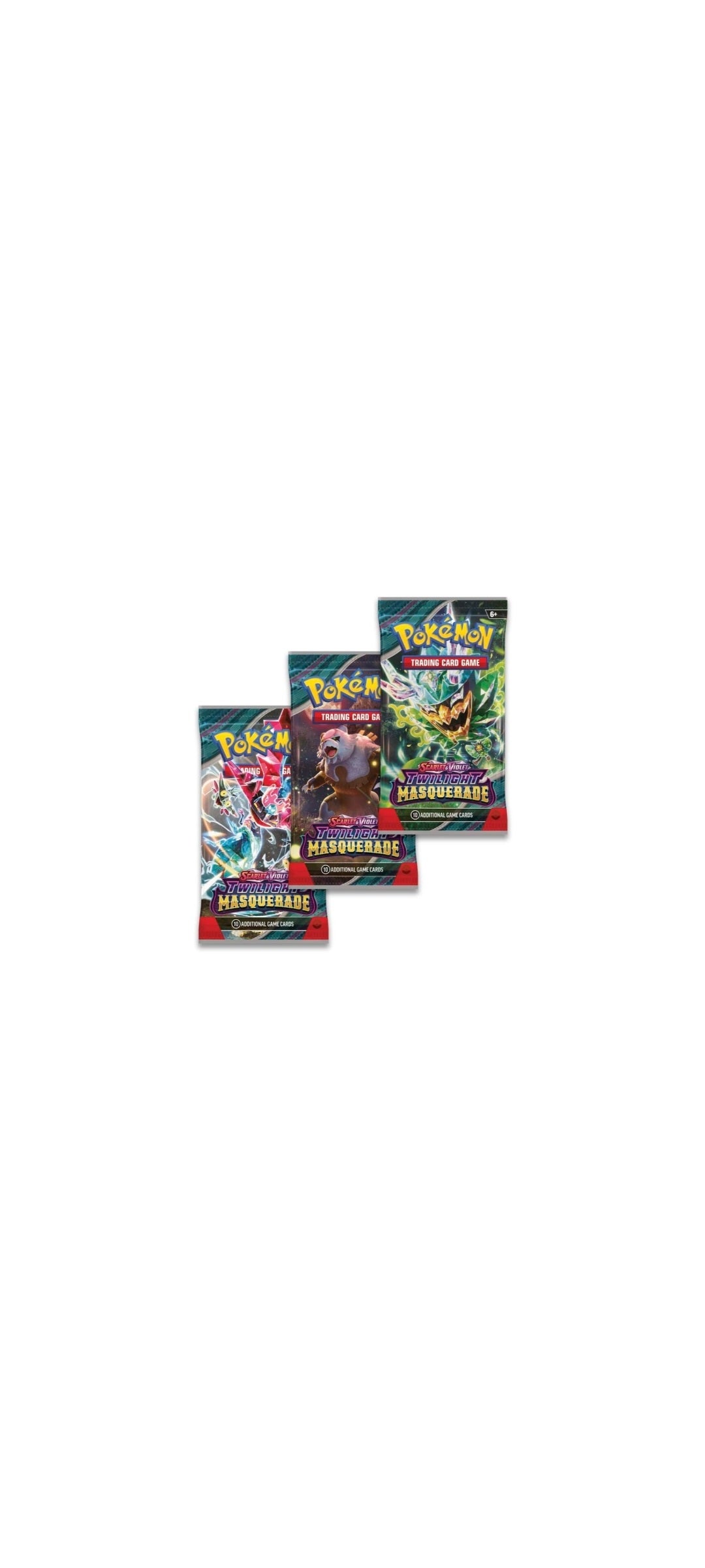 Pokémon TCG - Scarlet & Violet - Twilight Masquerade - 3 Pack Blister - Revavroom 2024 - 2