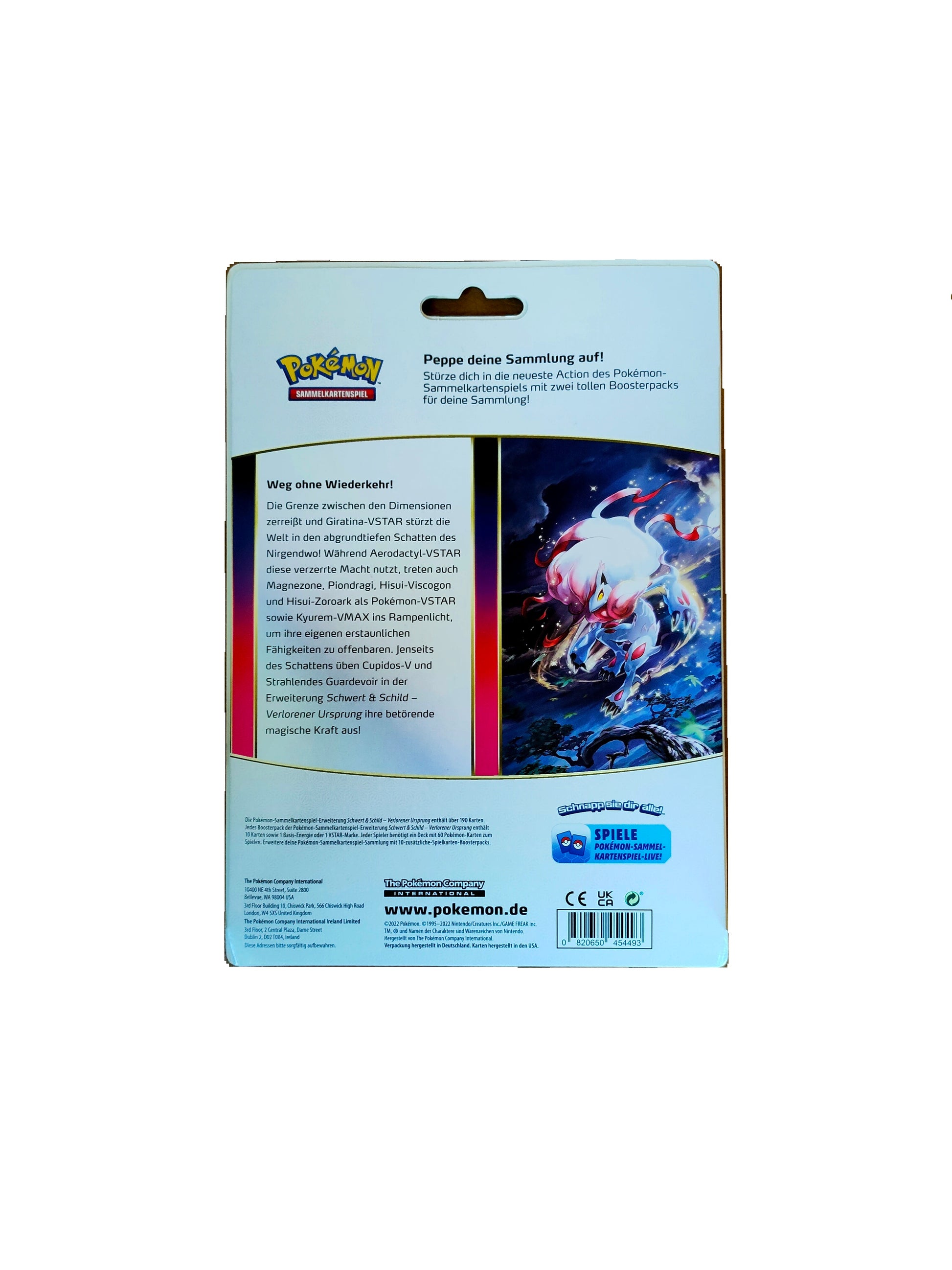 Pokémon TCG - Schwert & Schild - Verlorener Ursprung - 2 Pack Booster Klappblister 2022 - 2