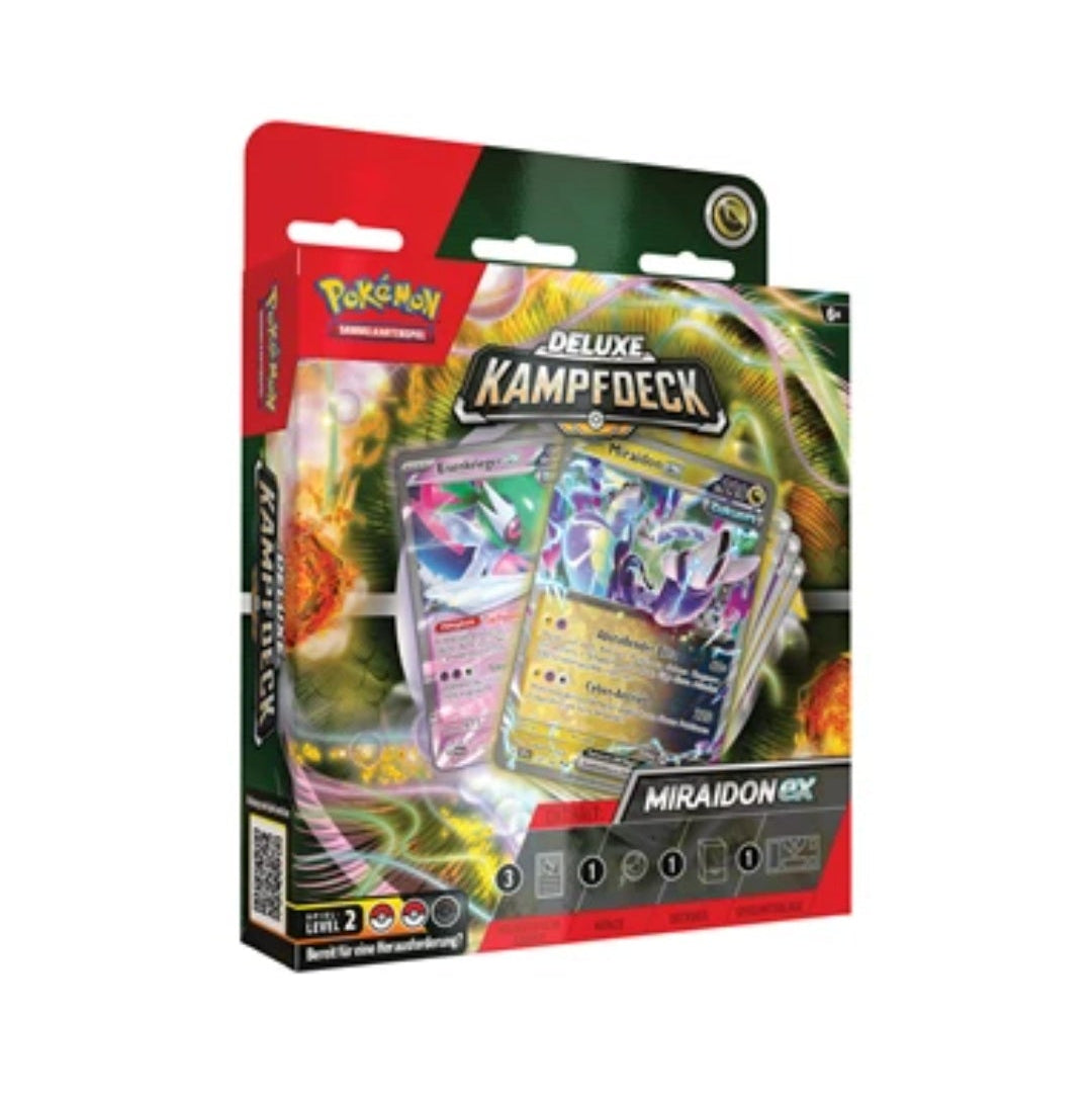 Pokémon TCG - Karmesin & Purpur - Kampfdeck Deluxe - Miraidon ex 2024 - 1