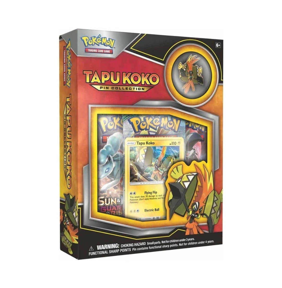 Pokémon TCG - Sun & Moon - Tapu Koko - Pin Collection 2017 - 1