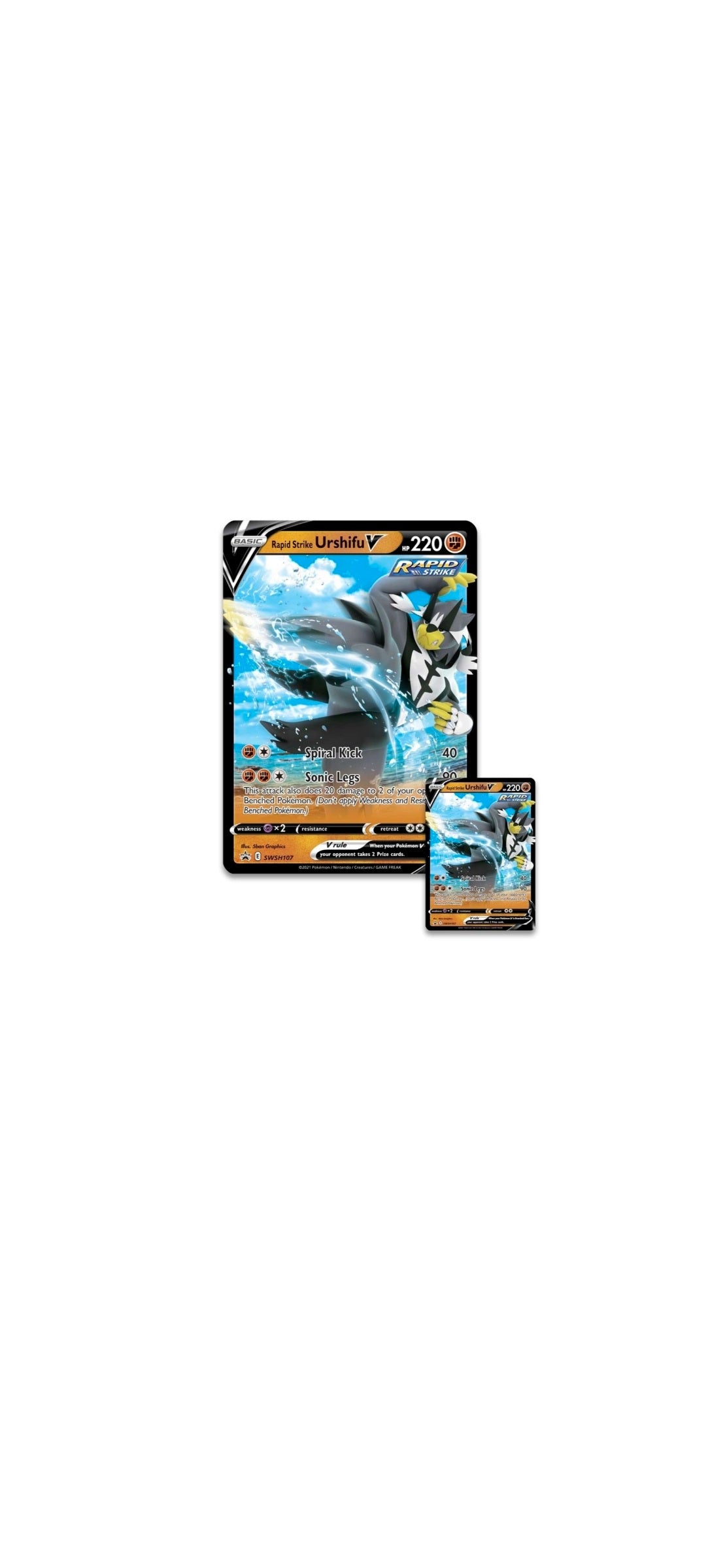 Pokémon TCG - Sword & Shield - Rapid Strike - Urshifu V Box 2021 - 2