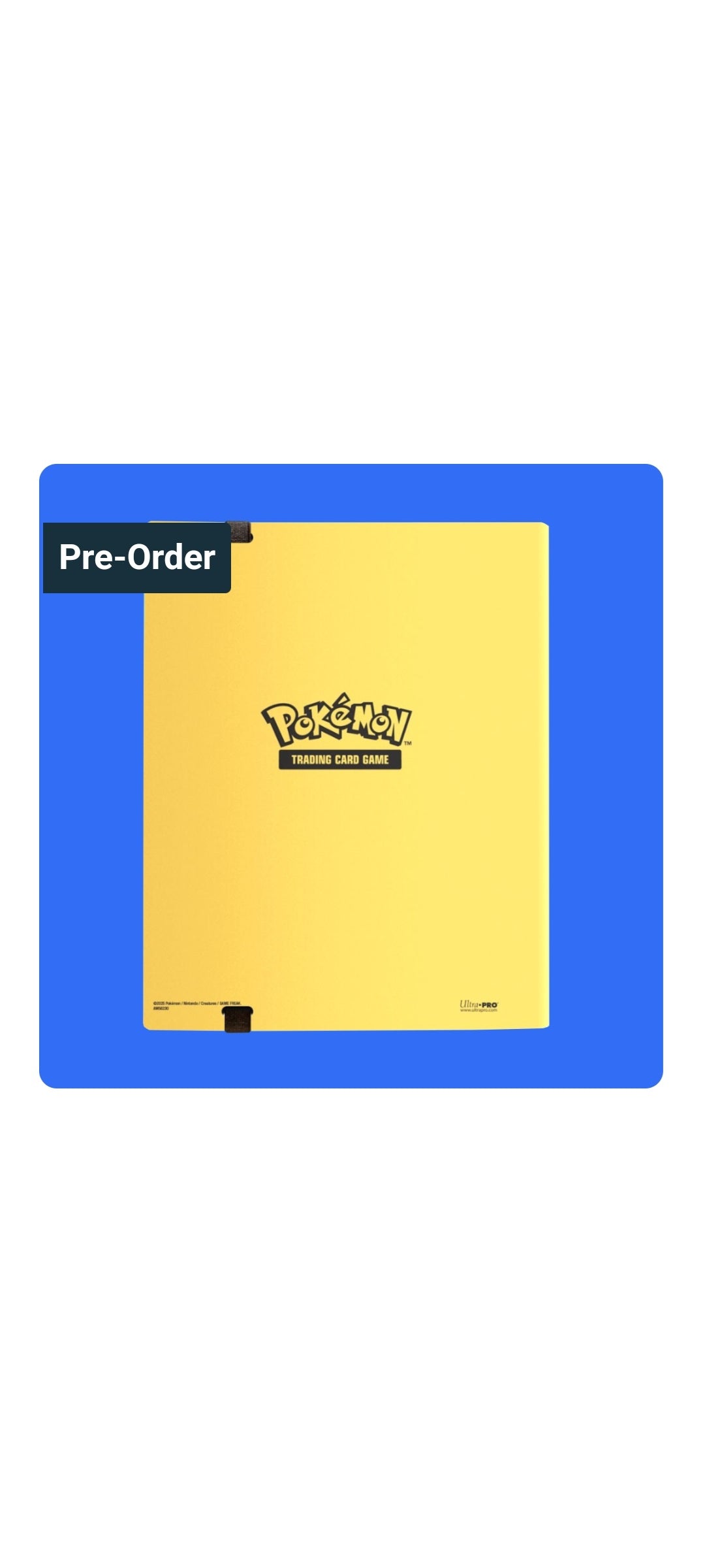 Ultra Pro - Pikachu 9-Pocket PRO-Binder - 3