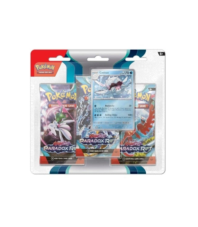 Pokémon TCG - Paradox Rift - Three Pack Blister - Cetitan