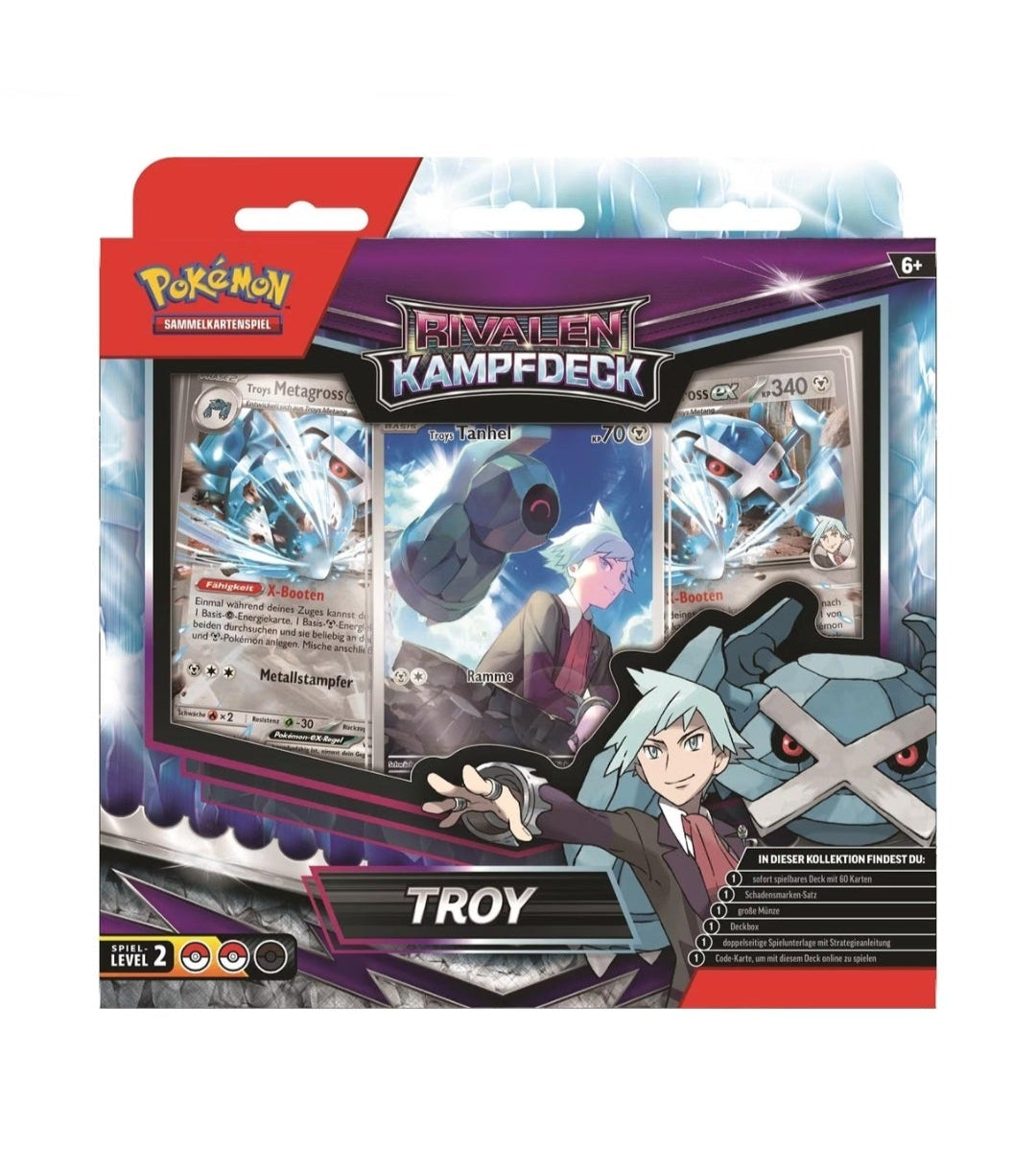 Pokémon TCG - Scarlet & Violet - Rivalen Kampfdeck - Troy 01
