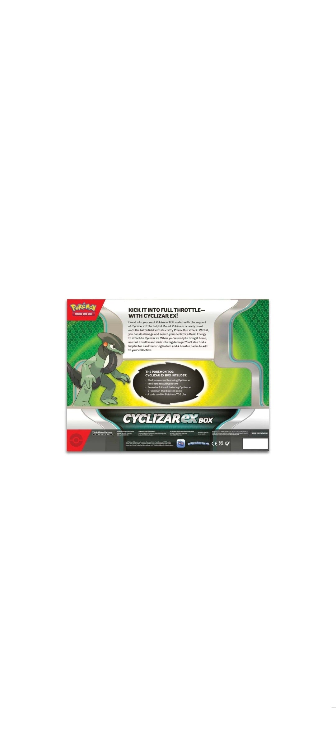 Pokémon TCG - Sword & Shield - Cyclizar ex Box 2023 - 4