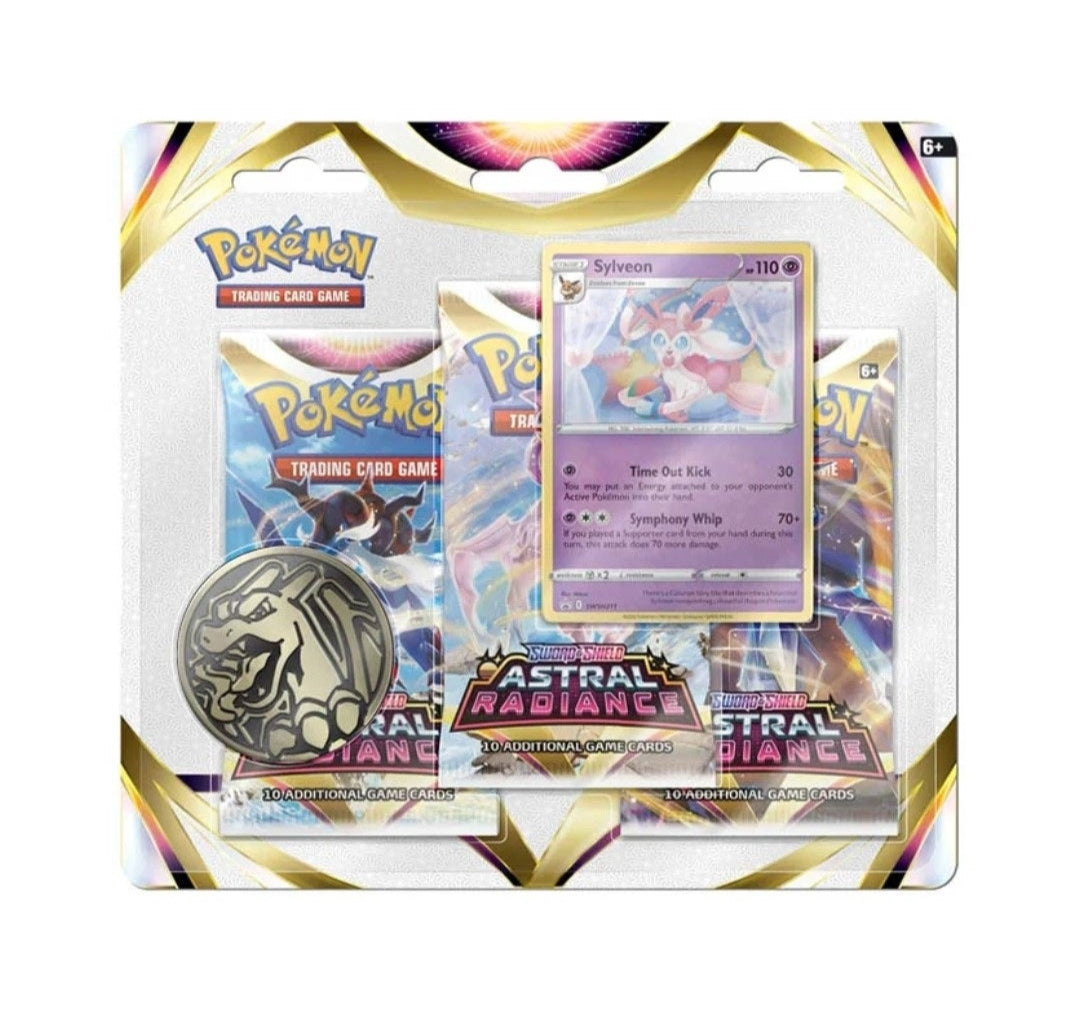 Pokémon TCG - Sword & Shield - Astral Radiance - 3 Pack Blister - Sylveon 2022