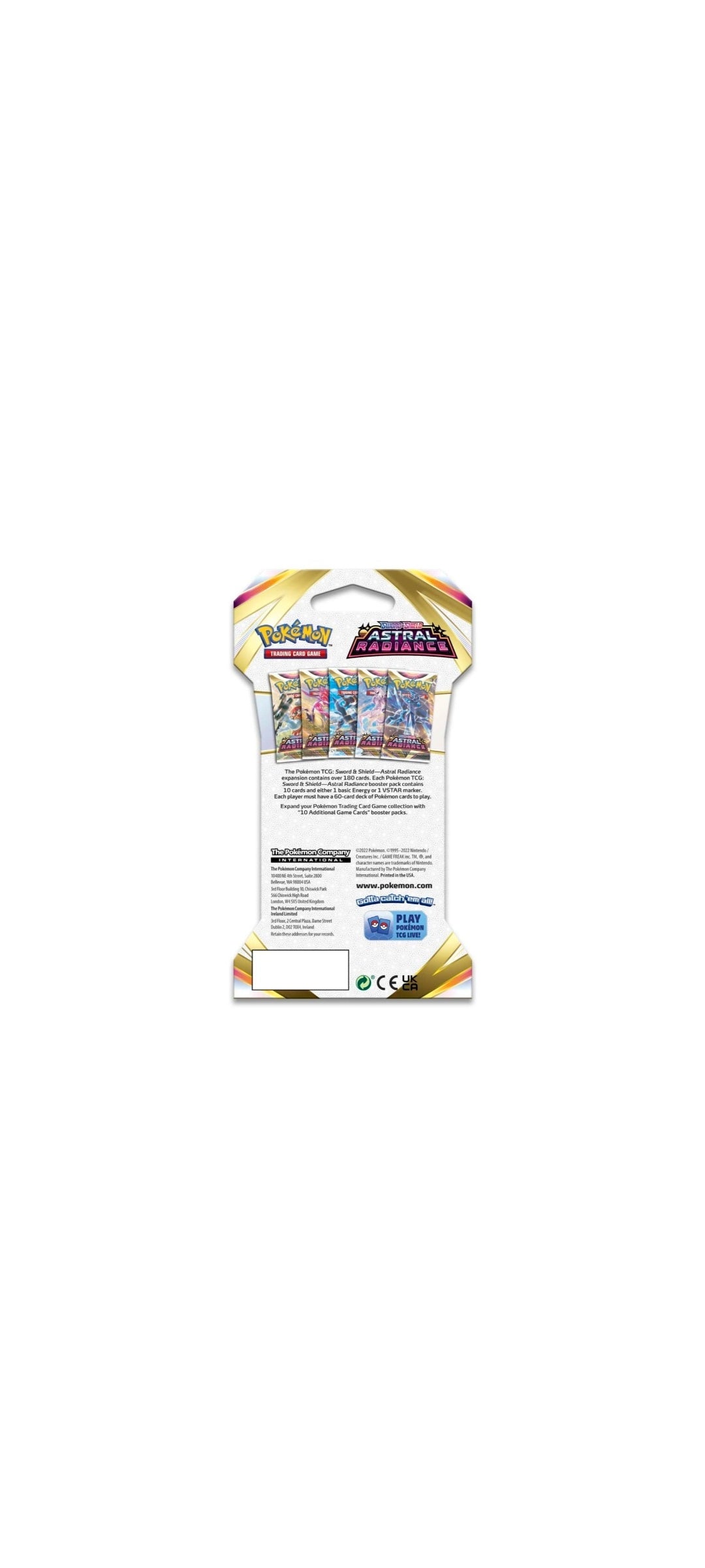 Pokémon TCG - Sword & Shield - Astral Radiance - Sleeved Booster Pack 2022 - 7