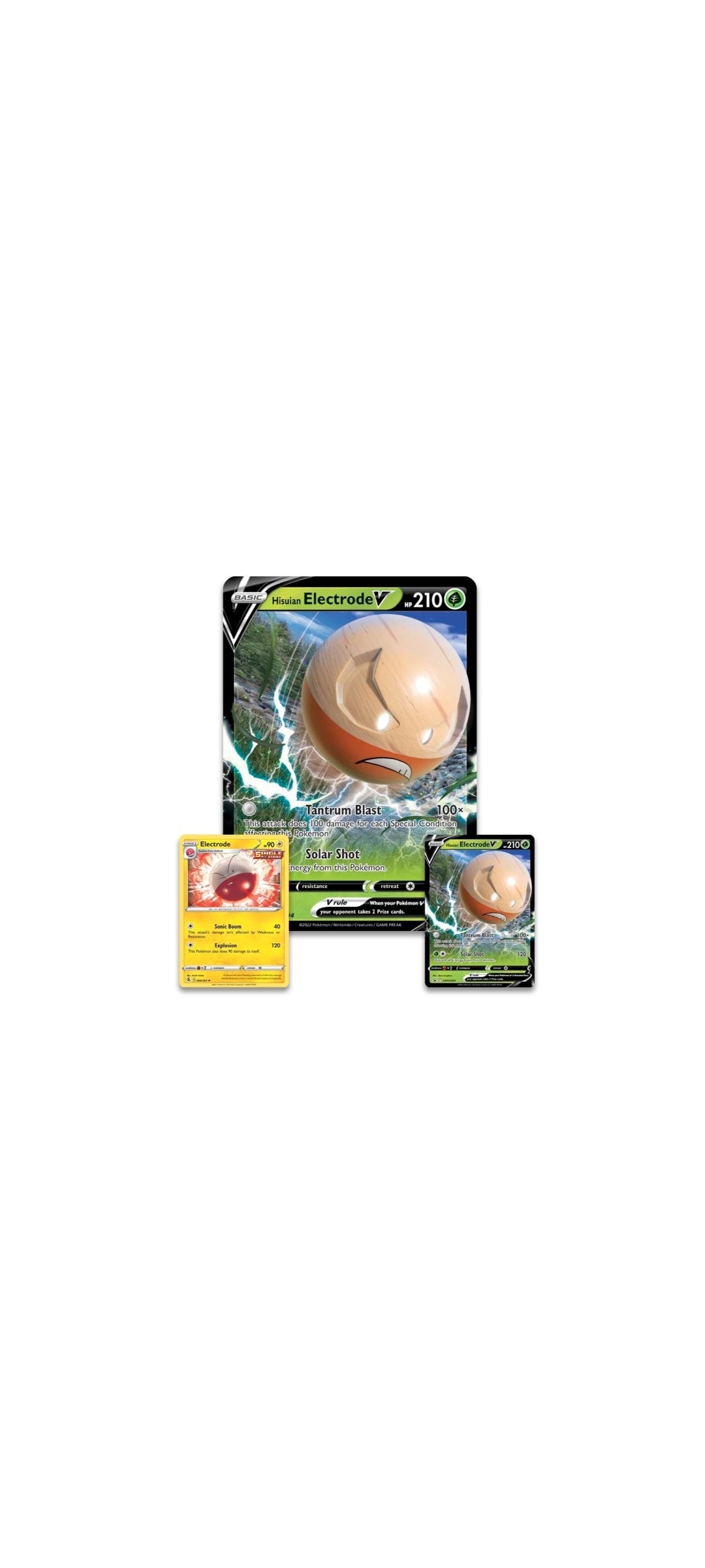 Pokémon TCG - Sword & Shield - Hisiuan Electrode V Box 2022 - 2