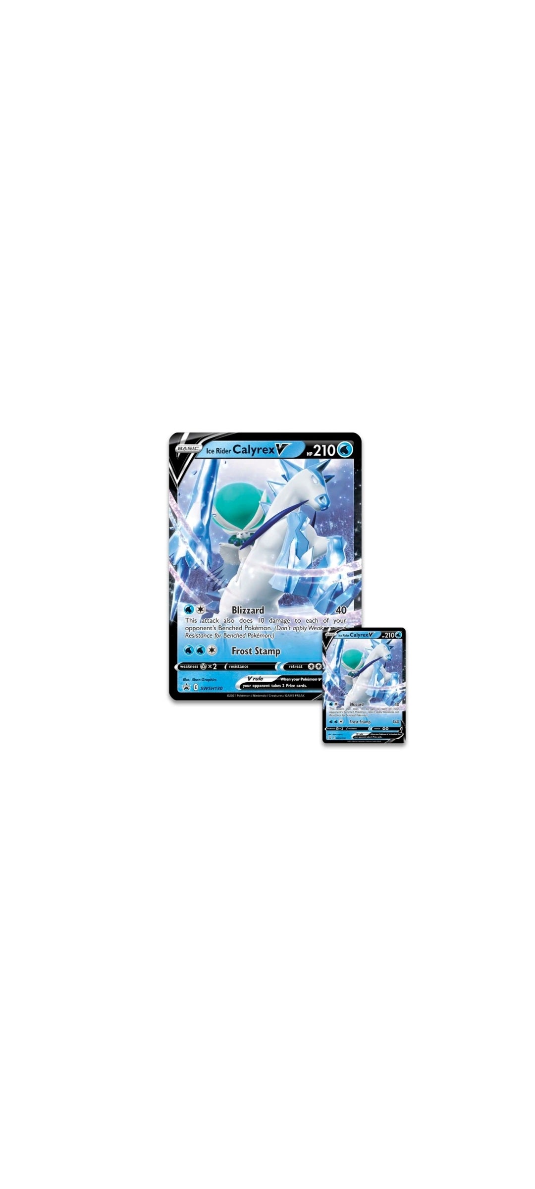 Pokémon TCG - Sword & Shield - Ice Rider - Calyrex V Box 2021 - 2