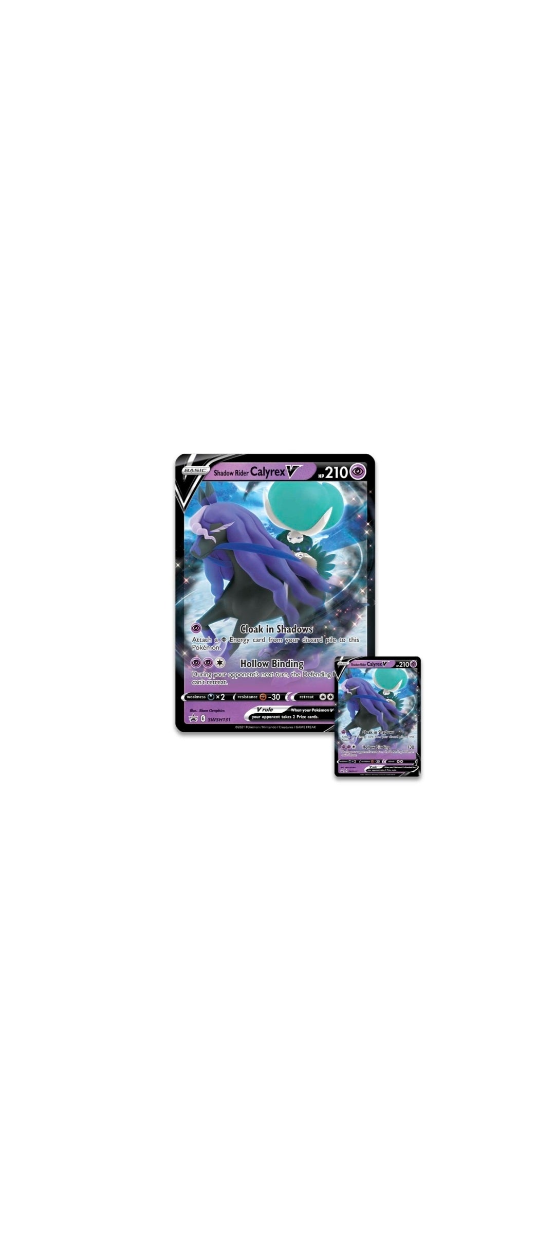 Pokémon TCG - Sword & Shield - Shadow Rider - Calyrex V Box 2021 - 2