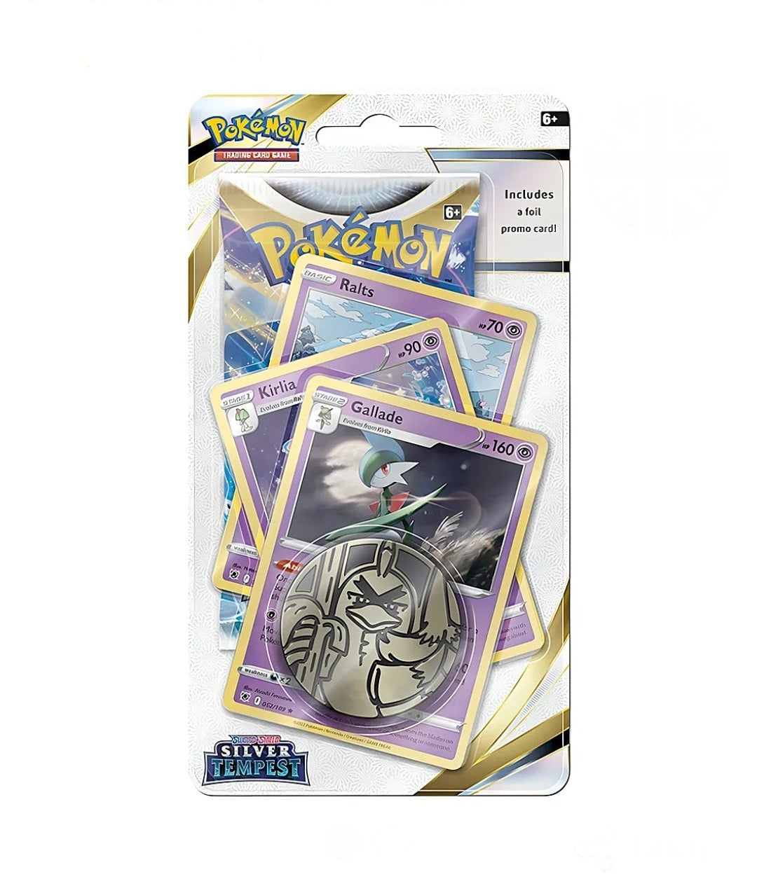 Pokémon TCG - Sword & Shield - Silver Tempest - Checklane Blister - Gallade 2022