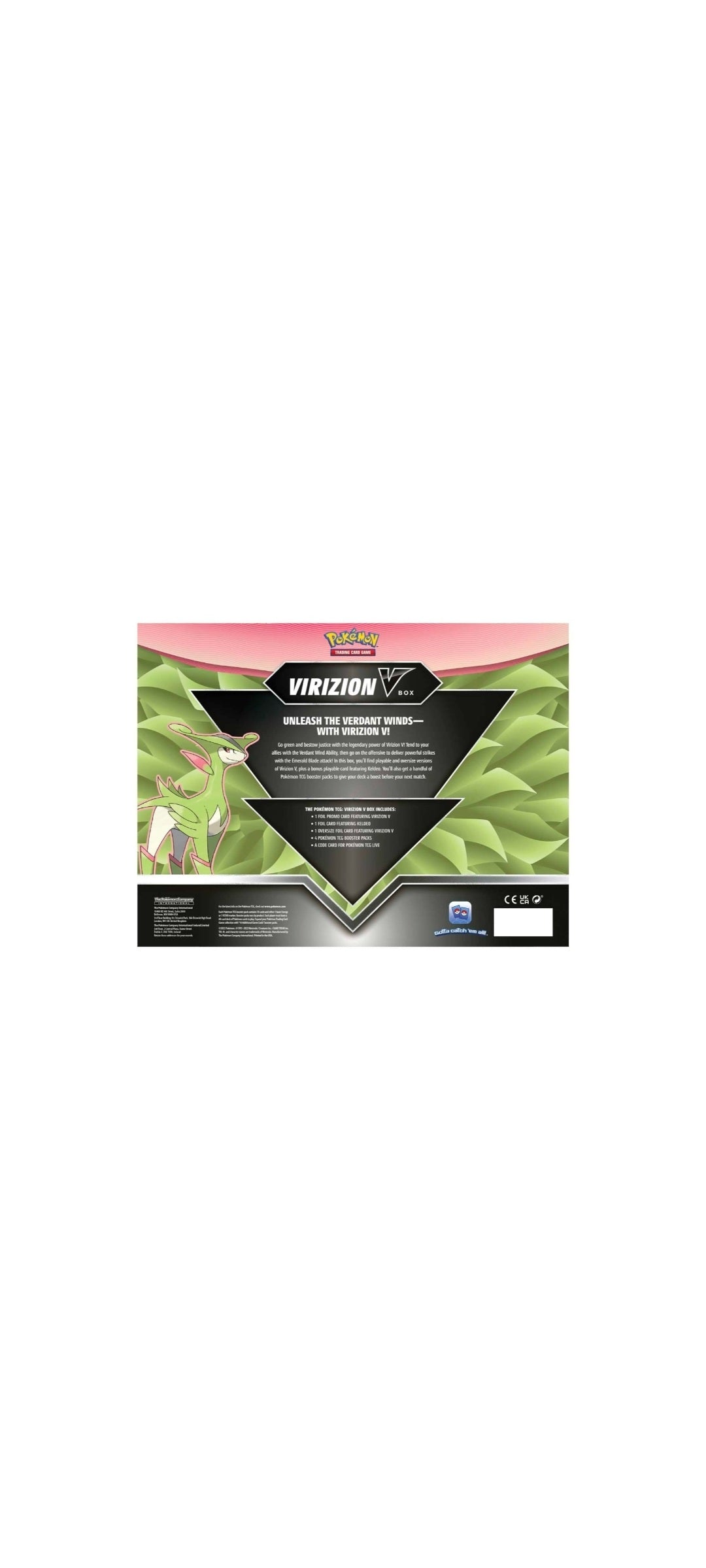 Pokémon TCG - Sword & Shield - Virizion V Box 2022 - 4