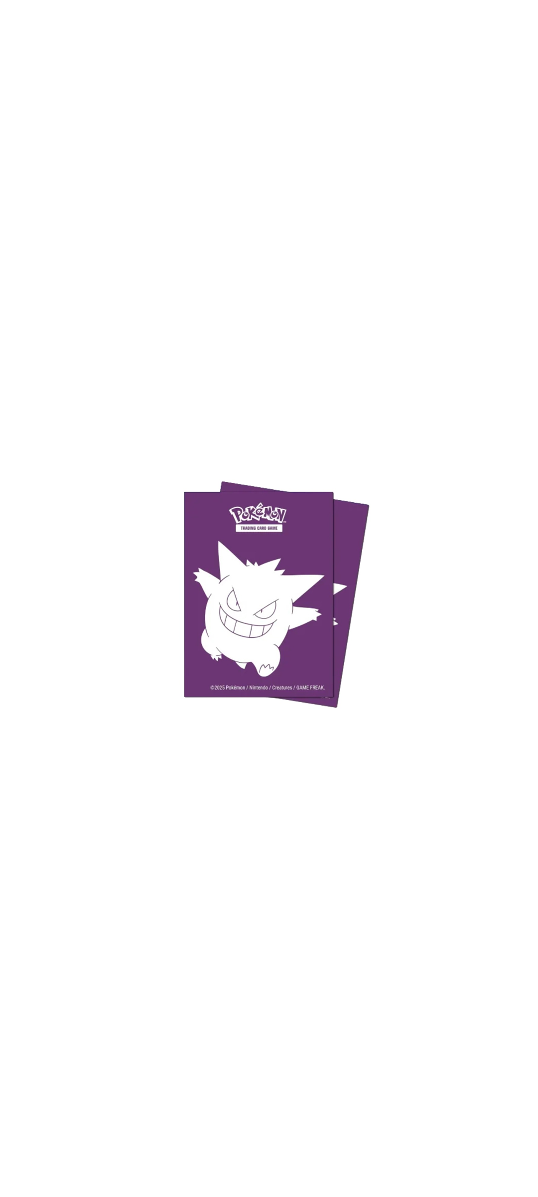 Ultra Pro - Gengar Elite 105ct Apex Deck Protector Sleeves Rubinrot 2025 - 2