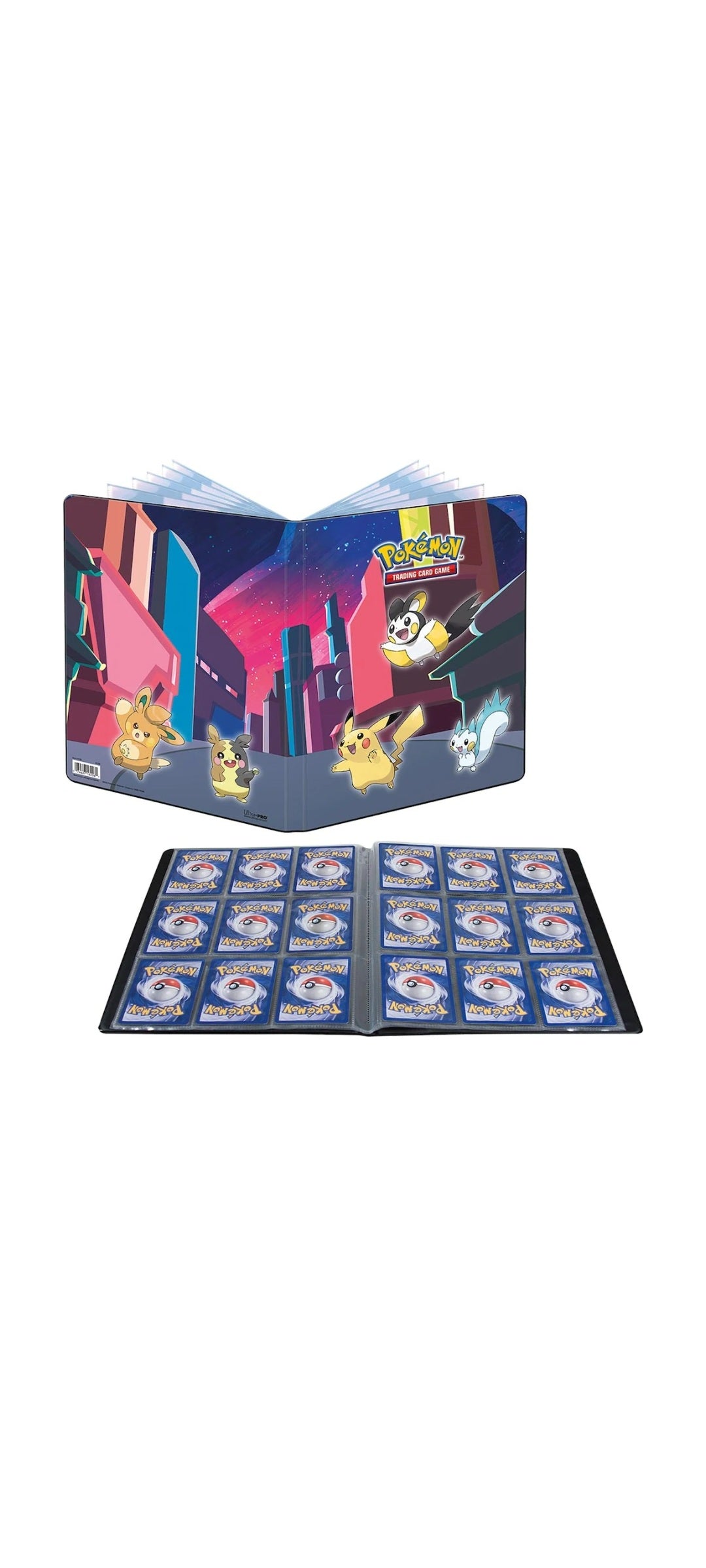 Ultra Pro - 9-Pocket Portfolio - Gallery Series - Shimmering Skyline - Pikachu & Morpeko 2023 - 2