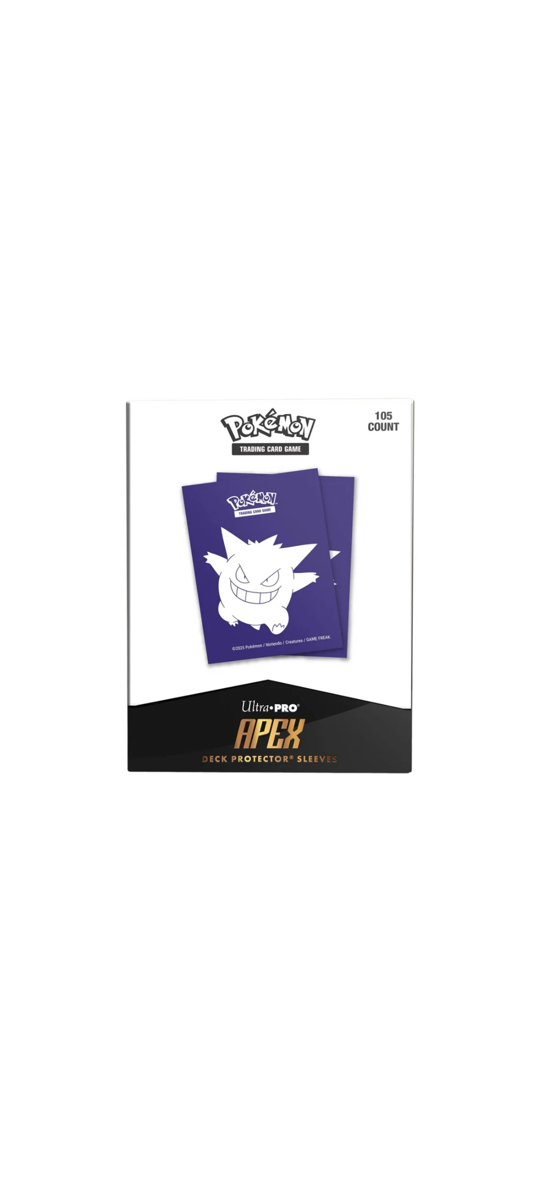 Ultra Pro - Gengar Elite 105ct Apex Deck Protector Sleeves 2025 - 2
