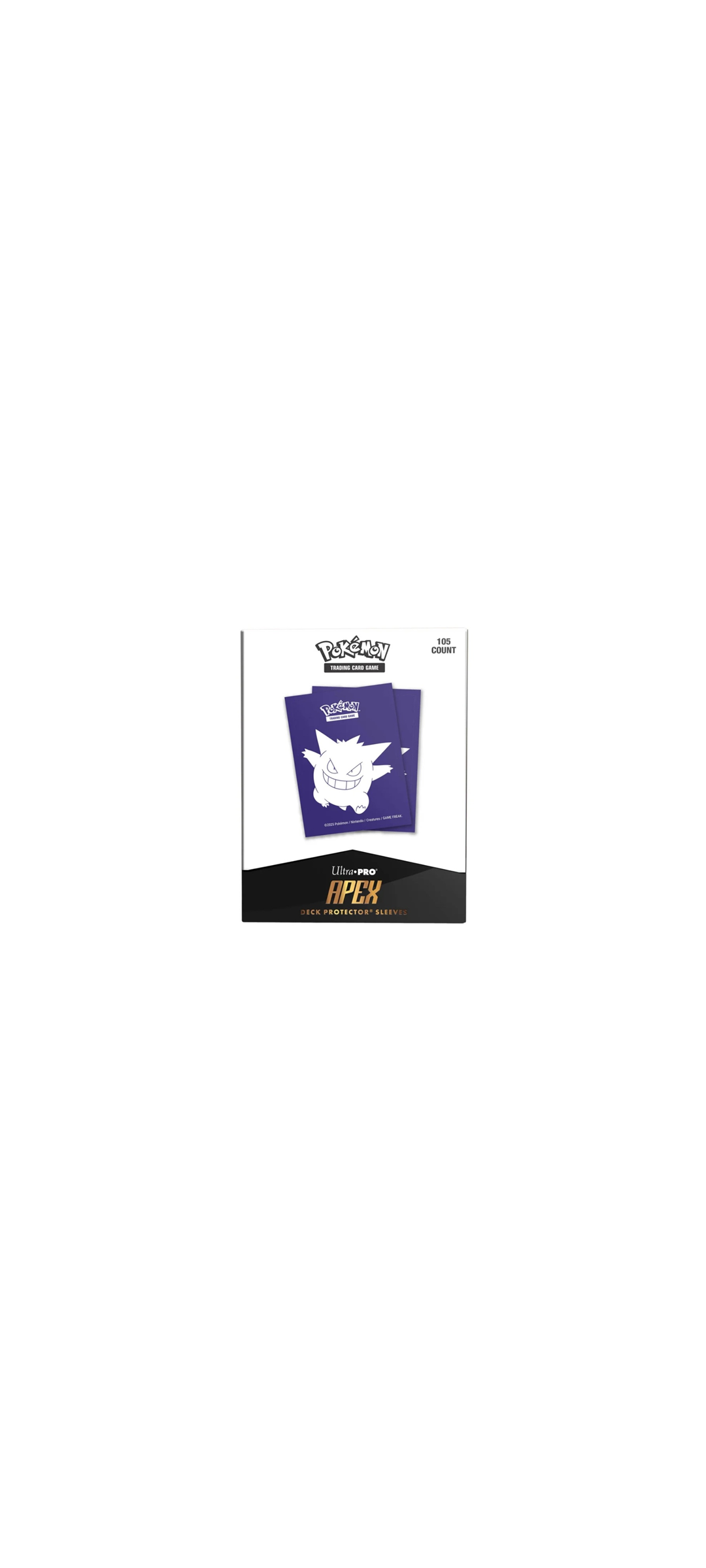 Ultra Pro - Gengar Elite 105ct Apex Deck Protector Sleeves 2025 - 2