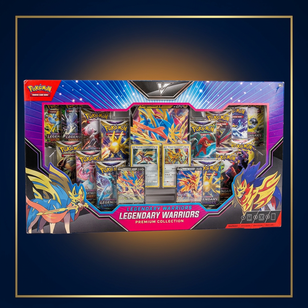 Legendary Warriors Premium Collection Englisch – Vorderseite im Cardini-Stil