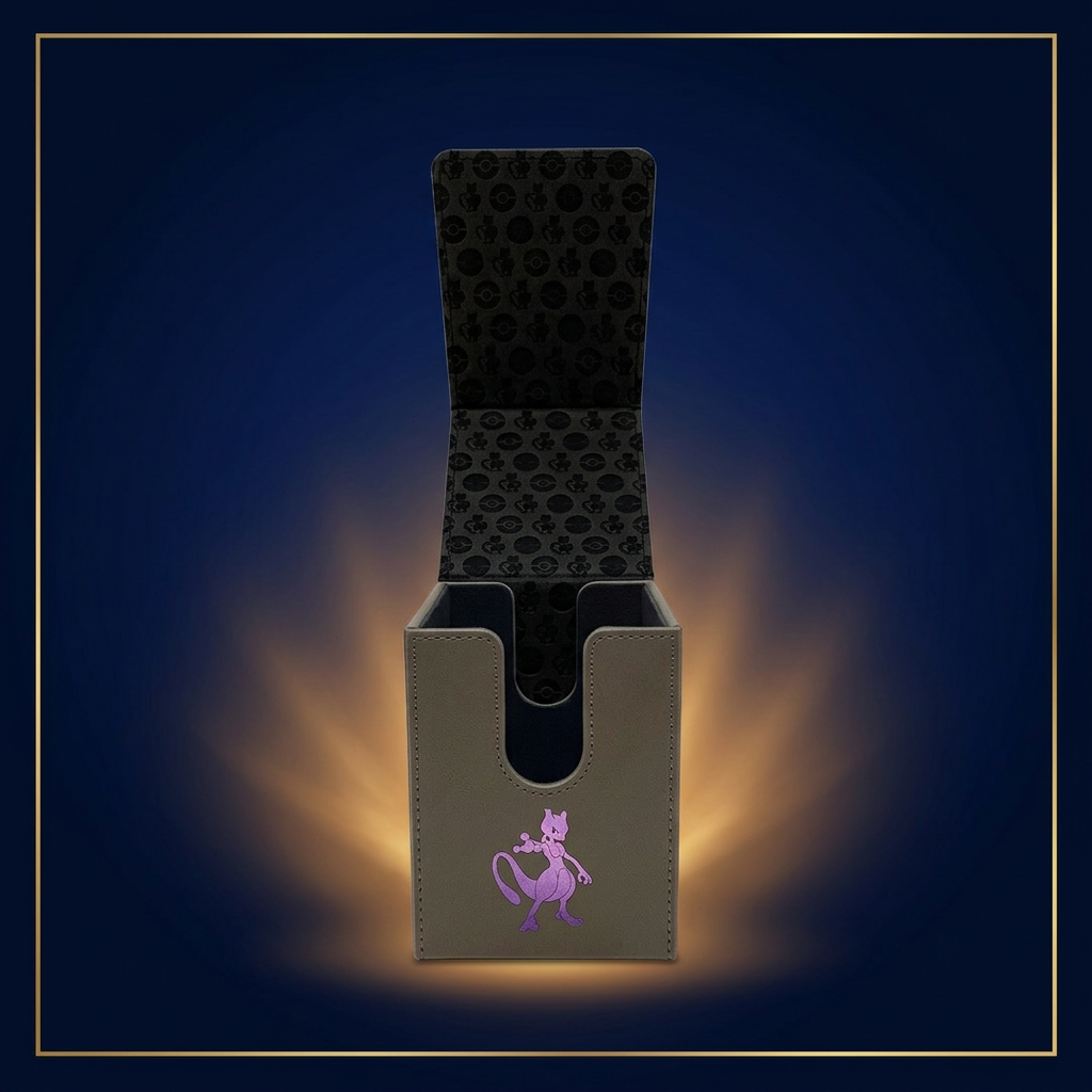 Ultra Pro Mewtwo Alcove Flip – Innenansicht, bearbeitete Abbildung
