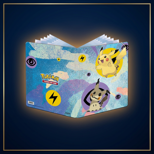 Ultra Pro 9-Pocket Portfolio Pikachu und Mimikyu – Cardini Navy-Gold