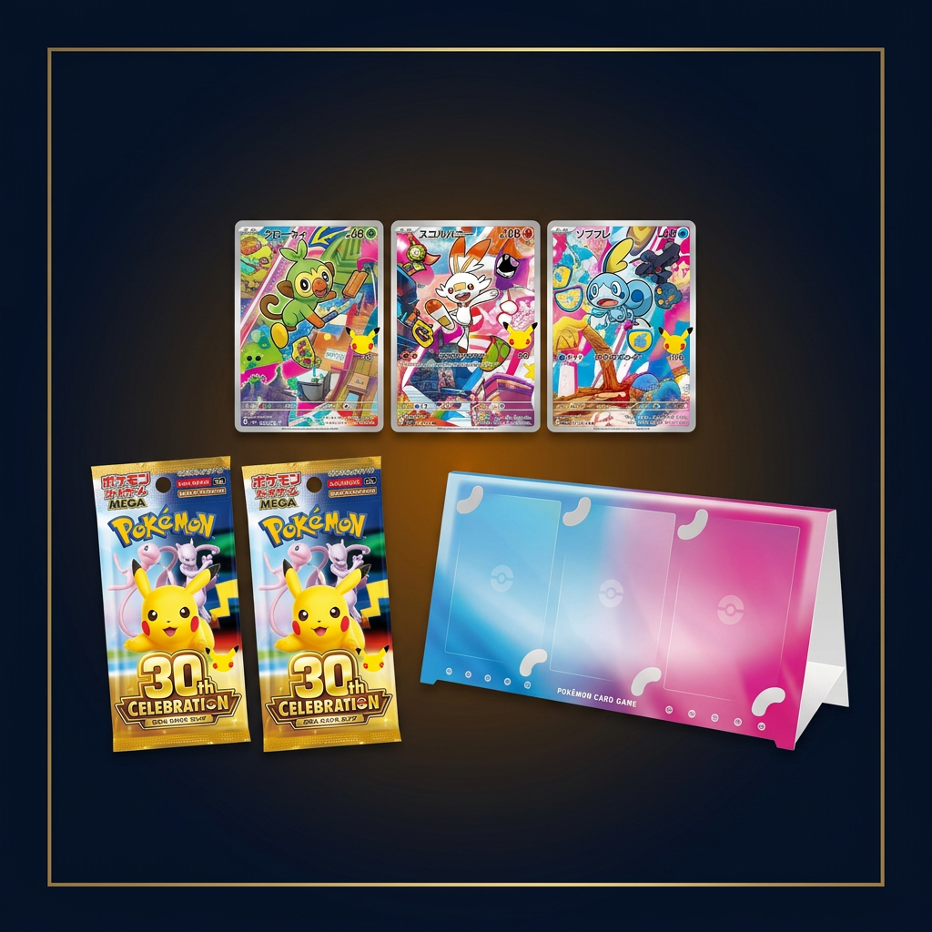 30th Celebration Card Set Japanisch – Galar, bearbeitete Inhaltsansicht