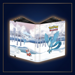 Ultra Pro Frosted Forest 9-Pocket PRO-Binder mit Arktos – Coveransicht im Cardini-Stil