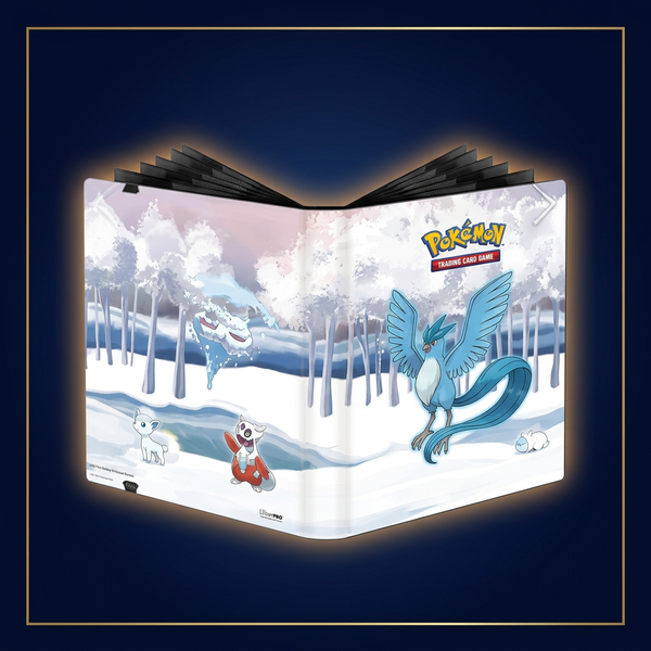 Ultra Pro Frosted Forest 9-Pocket PRO-Binder mit Arktos – Coveransicht im Cardini-Stil