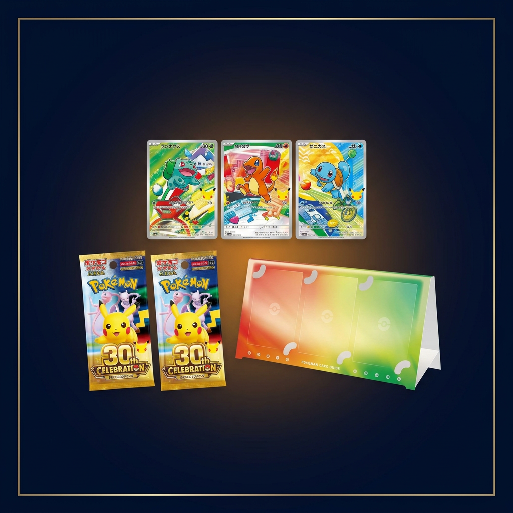30th Celebration Card Set Japanisch – Kanto, bearbeitete Inhaltsansicht