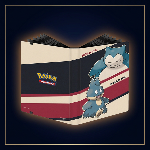 Ultra Pro Relaxo und Mampfaxo 9-Pocket PRO-Binder – offene Coveransicht im Cardini-Stil
