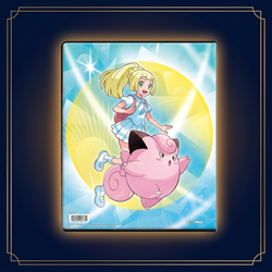 Journey Together Portfolio – Rückseite mit Lillie und Clefairy