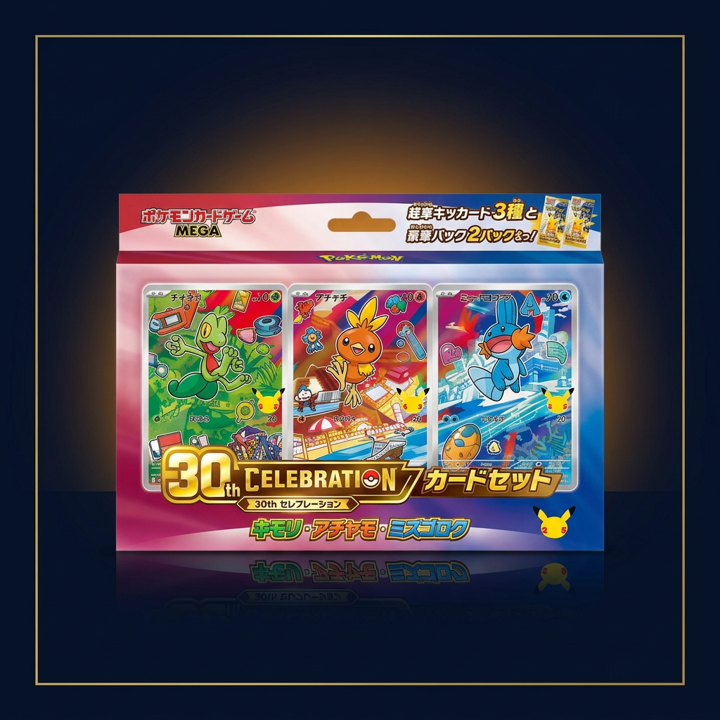 30th Celebration Card Set Japanisch – Hoenn, bearbeitete Verpackungsansicht