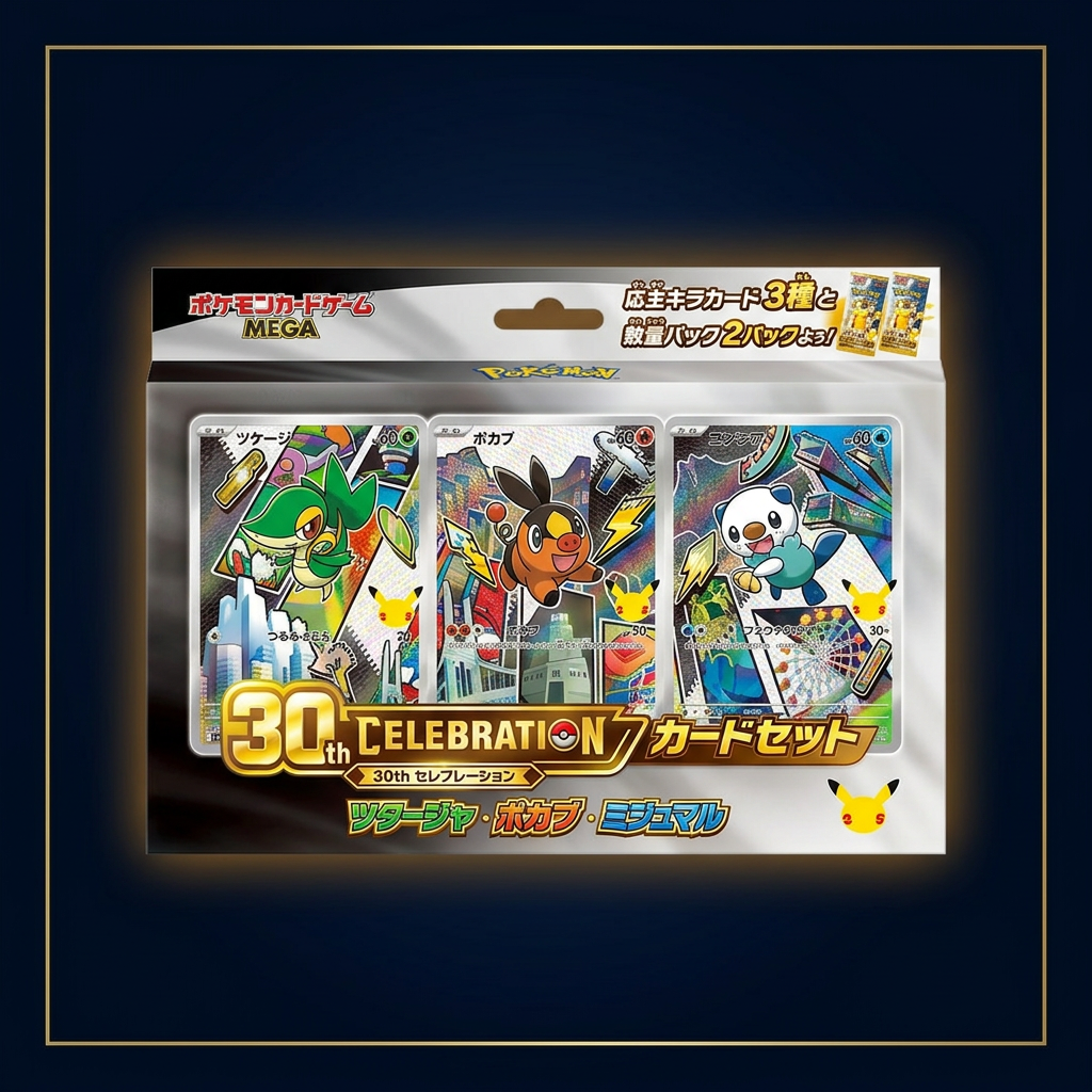 30th Celebration Card Set Japanisch – Einall, bearbeitete Verpackungsansicht