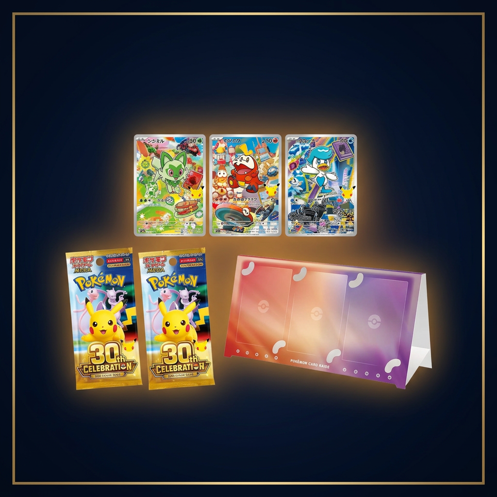 30th Celebration Card Set Japanisch – Paldea, bearbeitete Inhaltsansicht