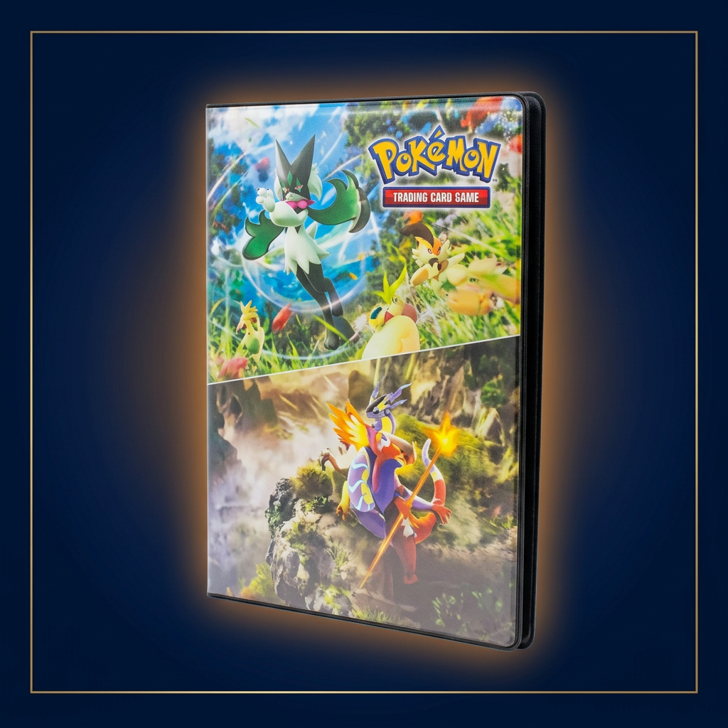 Paldea Evolved Portfolio – seitliche Vorderansicht