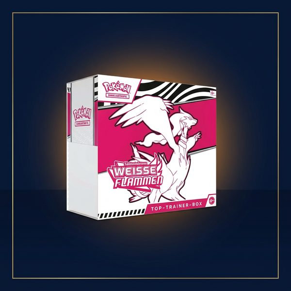 Pokémon TCG: Karmesin & Purpur - Weisse Flammen Top-Trainer-Box - Deutsch 2025